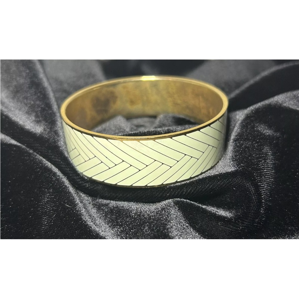 J Crew Gold & Seafoam Green Bangle